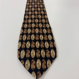 Silk Black and Gold Men's Tie